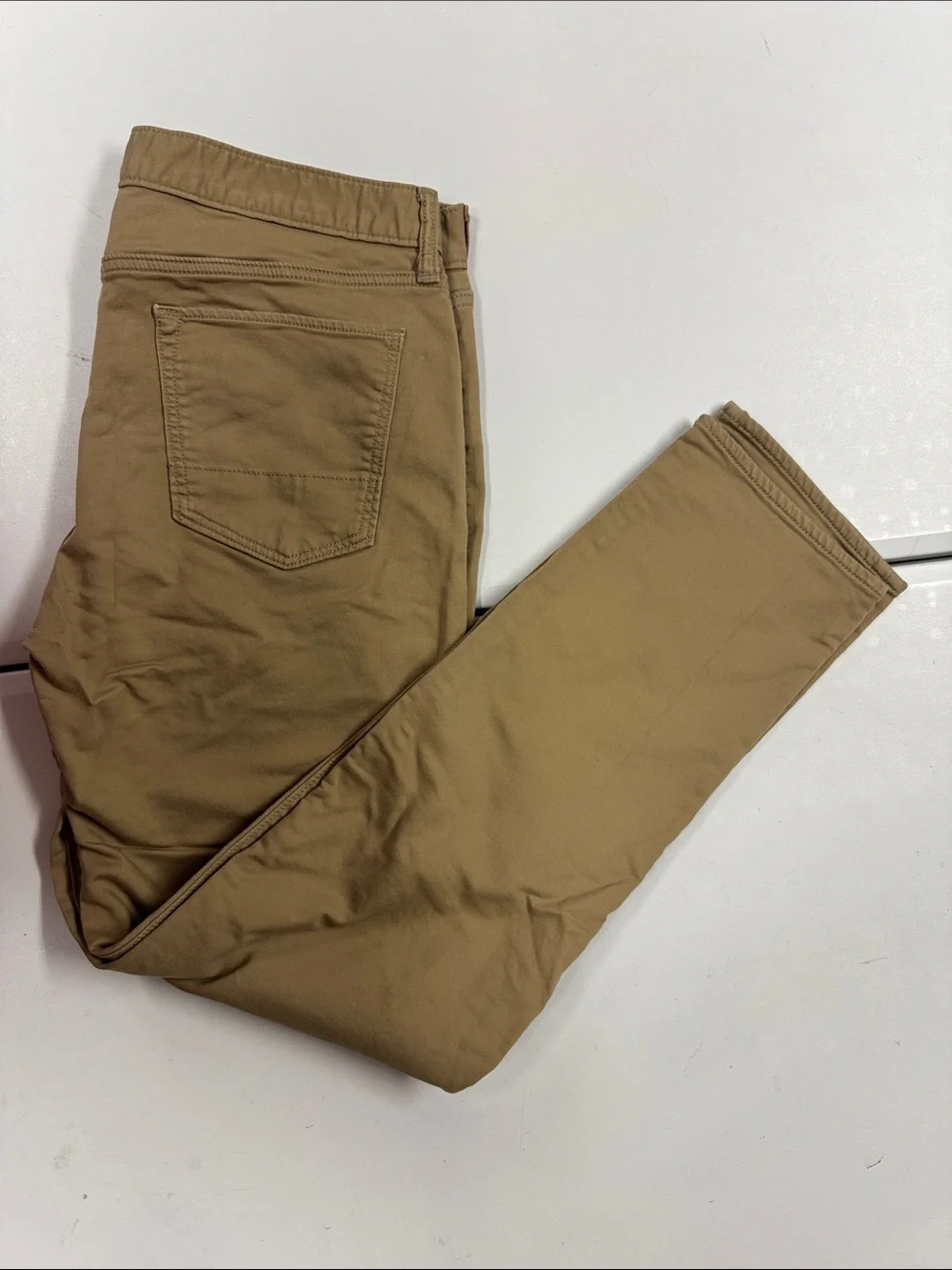 Banana Republic Slim Fit Travel Jeans in Tan 35x34